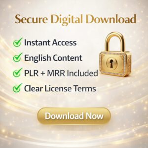 Make Money Online Ebook with PLR & MRR | 111-Page Fully Editable Canva Template for Passive Income