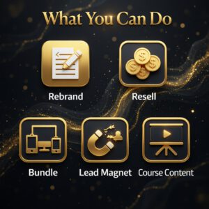 Make Money Online Ebook with PLR & MRR | 111-Page Fully Editable Canva Template for Passive Income