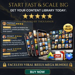 250,000+ Viral Faceless Reels Mega Bundle | PLR & MRR Rights | Instagram, TikTok & YouTube Shorts