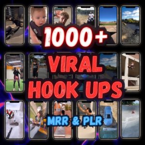 1,000+ Viral Hook Videos Bundle with Full PLR & MRR Rights | Scroll-Stopping Hooks for TikTok, Instagram Reels & YouTube Shorts