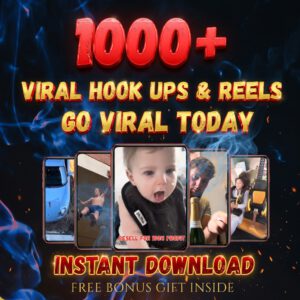 1,000+ Viral Hook Videos Bundle with Full PLR & MRR Rights | Scroll-Stopping Hooks for TikTok, Instagram Reels & YouTube Shorts