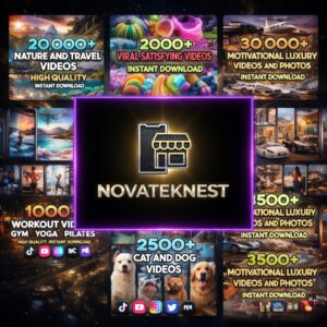 100,000+ Viral Reels Mega Bundle with PLR & MRR Rights | AI Animated Faceless Content for Instagram, TikTok & YouTube Shorts