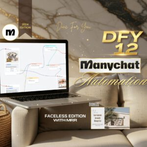 12 ManyChat Automation Flows with Full PLR & MRR Rights | Done-For-You Instagram & DM Automations for Digital Marketers