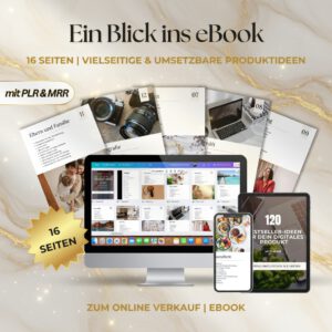 120 Digital Product Ideas with Full PLR & MRR Rights | Bestselling Guide for Etsy, HostBas & Passive Income